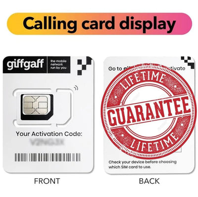 GIFGAFF UK ORIGNAL SIM